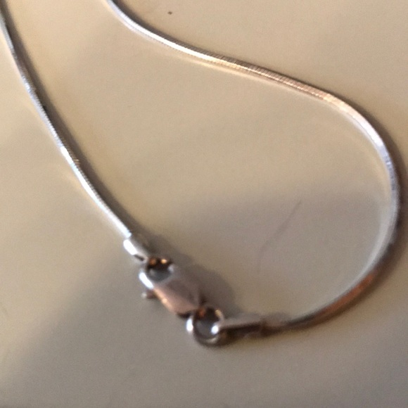Starfish silver pendant with silver chain - Picture 5 of 6